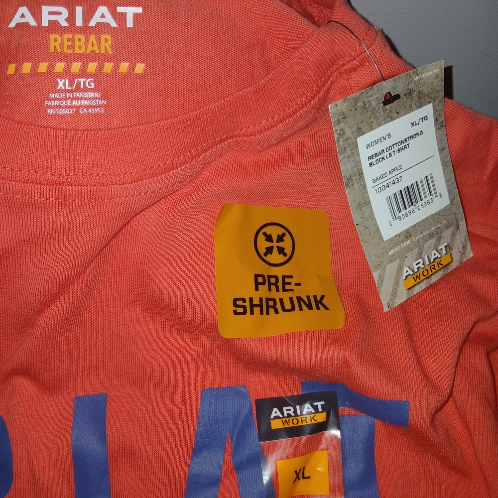 Ariat Women's Vibrant Orange Long Sleeve Top